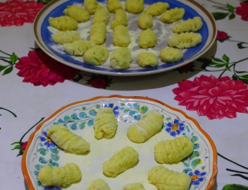 Handmade gnocchi: making food with your hands is very therapeutic